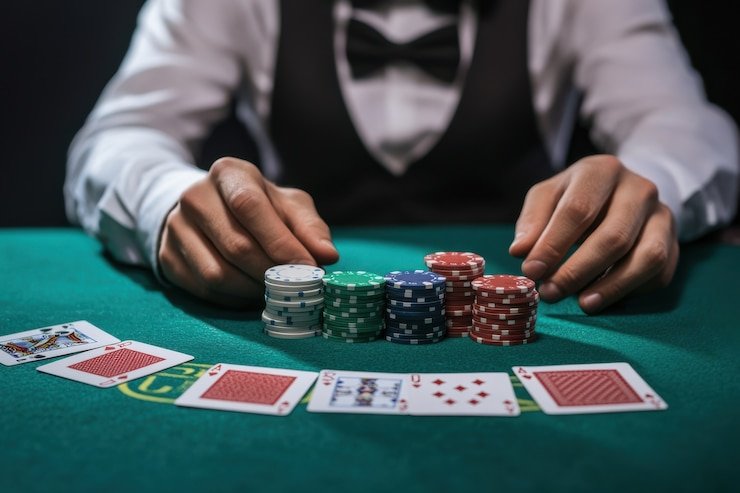 Antarmuka Tournament Mode onic pada perangkat mobile dengan live dealer dan peringkat peserta